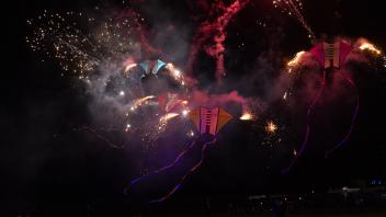 Drachenfest 2023 in Melle: Der Samstagabend in Bildern