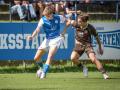 Luiz Antonius Labenz wird von einem Gegenspieler gebremstFC Hansa vs FC St. PauliA-Junioren Bundesliga Nord/Nordost 2023/2024Foto: Georg Scharnweber