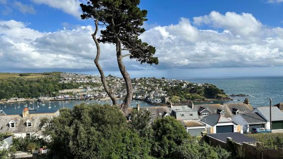 Blick auf Fowey Blick auf Fowey