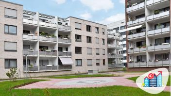 Bei etwa zwei von drei Wohnungen im Bestand von Sahle Wohnen handelt es sich um Sozialwohnungen. Auch in diesen Mehrfamilienhäusern von Sahle Wohnen in Münster sind öffentlich geförderte Mietwohnungen entstanden.