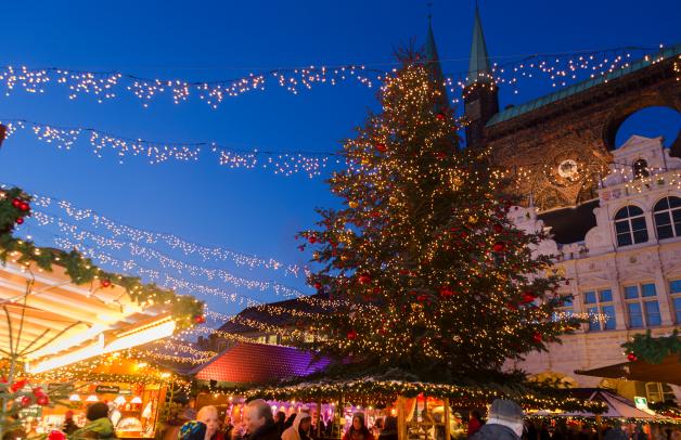 In Lübeck finden gleich mehrere Weihnachtsmärkte statt.
