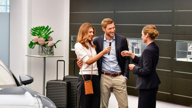 Werksabholung bei Audi