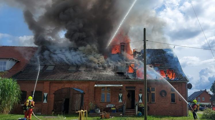 Kneese alte Schmiede Feuer