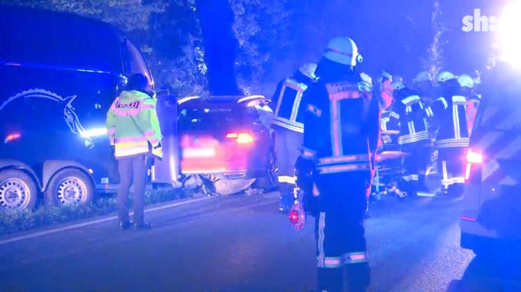 Schwerer Verkehrsunfall bei Langeln 