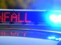 Polizei sichert Unfallstelle