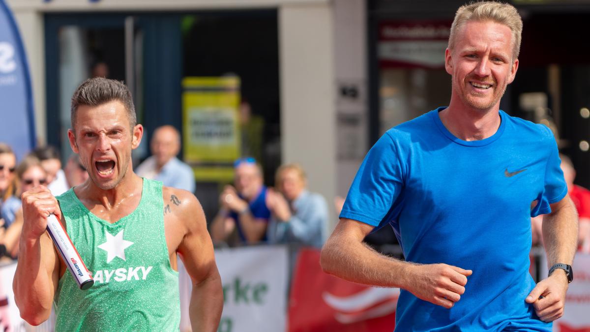 Marathon: Benjamin Neumann und Patrick Schreiner gewinnen Staffel