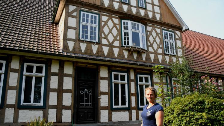 Stephanie Schulte zu Holsten will dieses historische Haus sanieren lassen und umnutzen. 