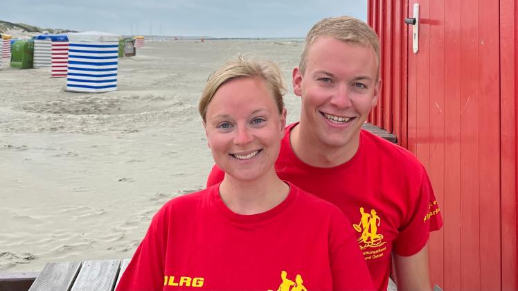 Rettungsschwimmer auf Borkum, Felix und Lena Wessel