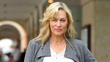 Gesine Cukrowski bei der Ankunft zum beim ZDF Get Together Empfang am 27.06.2023 im Rahmen vom Filmfest Muenchen ZDF Emp