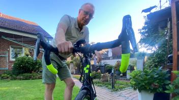 Wilhelm Schröder ist begeisterter Radfahrer und hat gerade erst 1200 Kilometer in Frankreich zurückgelegt. 