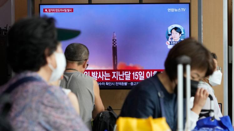 Nordkorea feuert Rakete ab