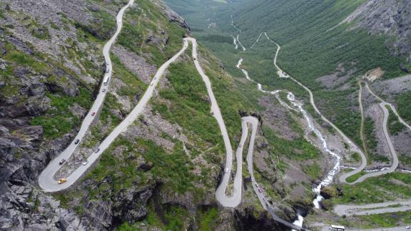 Trollstigen südlich von Åndalsnes Trollstigen südlich von Åndalsnes
