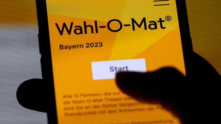 Wahl-O-Mat zur Landtagswahl in Bayern startet