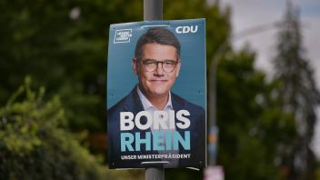 31.08.2023, xblx, Politik, Wahlplakat Landtagswahl in Hessen 08.10.2023, Wahlwerbung CDU, Christlich Demokratische Union