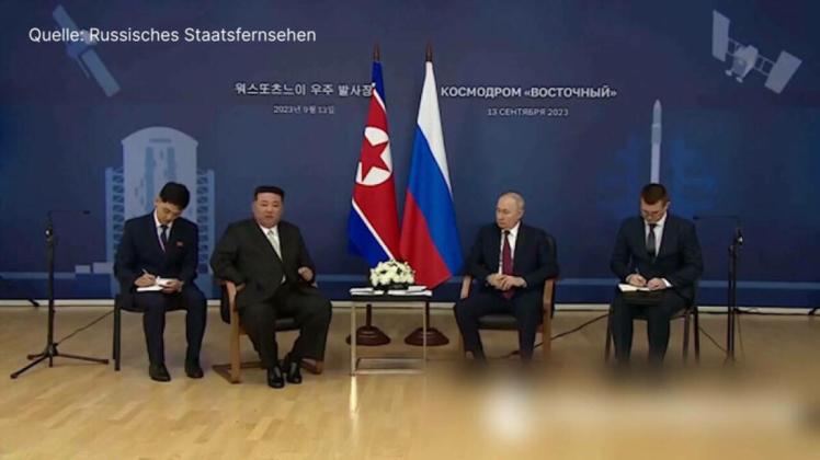Nordkorea: Putin nimmt Einladung von Kim Jong Un an