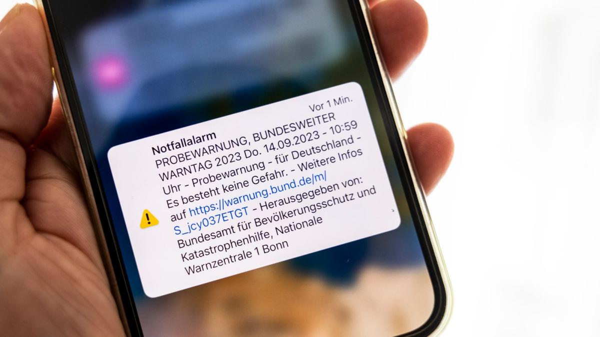 Bundesweiter Warntag heute Was der HandyAlarm bedeutet