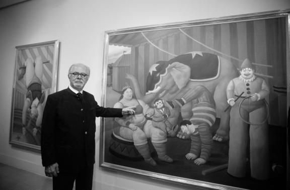 Colombian painter Fernando Botero opens The Circus exhibition in