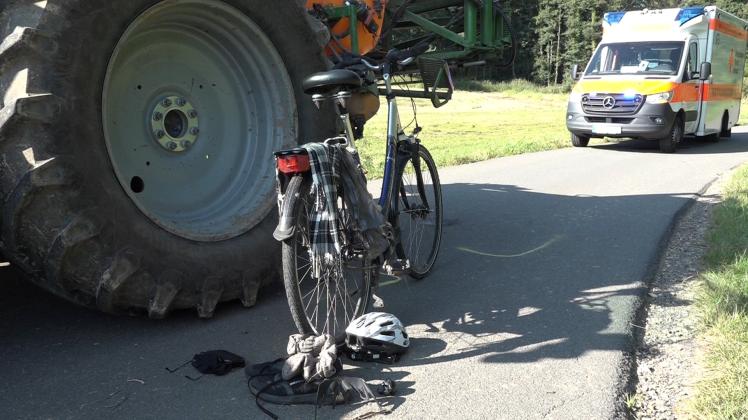 Hagen, Unfall, Düngemaschine, Traktor