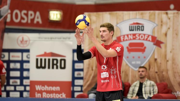 Der wertvollste Spieler des SV Warnemünde beim 3:0 bei den orderbase Volleys Münster: Sören Schröder 