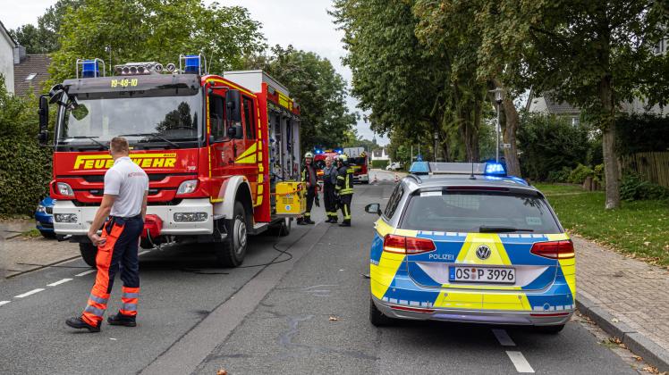 Feuerwehreinsatz in der Ringstraße in Belm