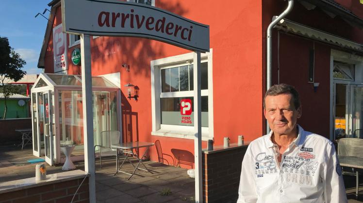 Zeit, sich zu verabschieden: Ryszard Rohde schließt seinen Pizza-Palais.