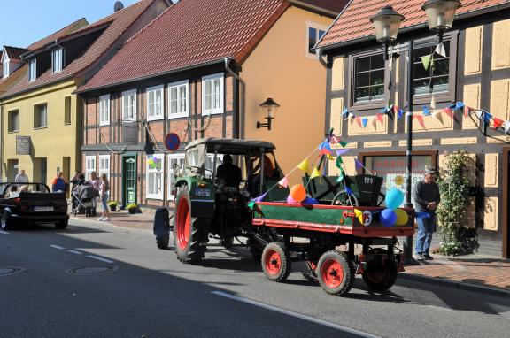 Goldberg Festumzug Handwagen Goldberg Festumzug Handwagen