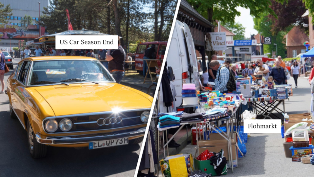 Im mittleren Emsland findet das US Car Season End und ein Flohmarkt statt.