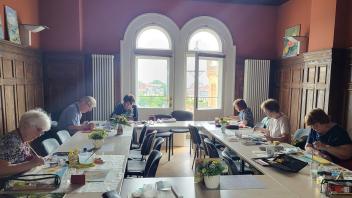 Malkurs in der Senioren-Akademie Schwerin, 1. Semester 2023