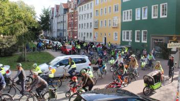 Das Aktionsbündnis „Kidical Mass“ setzt sich auch in Osnabrück für sichere Fahrradwege für Kinder ein.