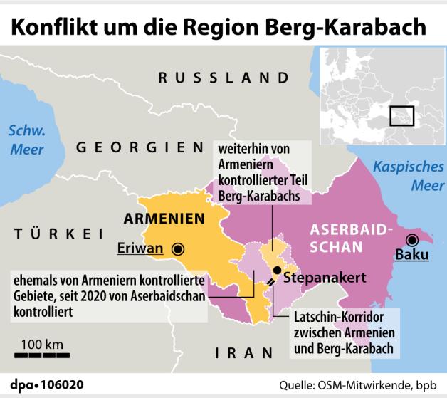 Konflikt um die Region Berg-Karabach (25.08.2023)