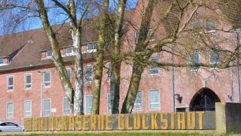 In der Marinekaserne Glückstadt sollen bald bis zu 800 ukrainische Flüchtlinge leben.