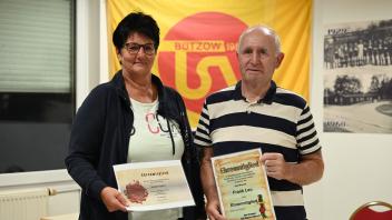 Kerstin Frahm und Frank Leu TSV Bützow Ehrenmitglieder