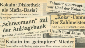 Die „Koks-Connection“ und ihre Verbindung nach Flensburg sorgte damals monatelang für Schlagzeilen.