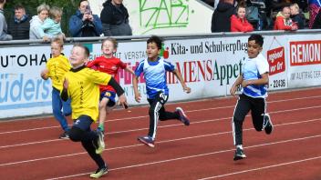 Leichtathletik junge Sprinter Ludwigslust