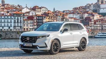 Schicker Auftritt, interessante Technik:  Honda interpretiert im CR-V den Hybrid-Antrieb auf ganz eigene Art.Honda
