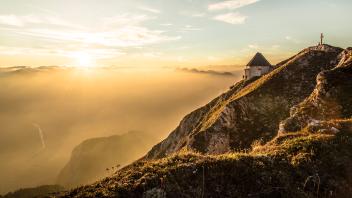 Hoch hinaus: Der Hausberg der Villacher ist der Dobratsch mit einer Höhe von  2.166 Metern.