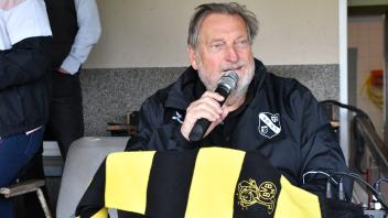 Fußball Franz Schreiber Stadionsprecher SG 03 Ludwigslust/Grabow