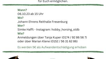 Hobby Horsing Turnier - Einblick / Training (Reitverein Lathen)