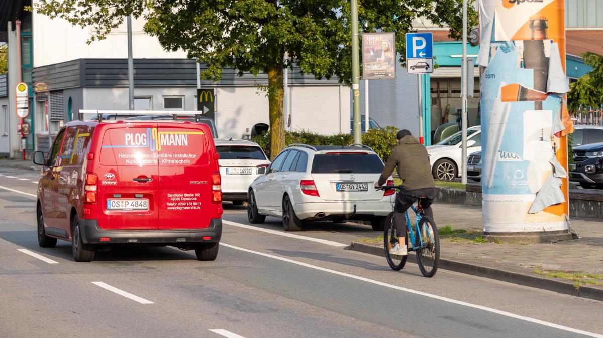 Hannoversche Straße in Osnabrück wird für Radfahrer sicherer