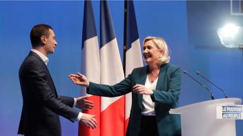 Nationale Sammlungsbewegung in Frankreich vor Europwahl
