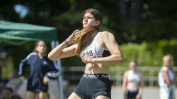 Nele Abraham TSV St.Peter Ording, 3. Platz Kugelstoßen w14