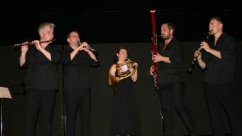 Das Belfiato-Quintet aus Tschechien spielte altbekannte Werke und interpretierte auch mal neu – zum Teil sehr neu.