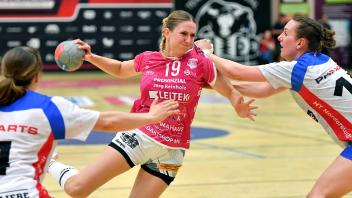 Rückraumspielerin Hannah Jantzen traf gegen Norderstedt zweimal.