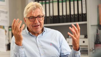 02.10.2023, Kiel. Agrarwissenschaft Uni Kiel, Friedhelm Taube, Interview zu Nationalpark Ostsee --- Foto STAUDT