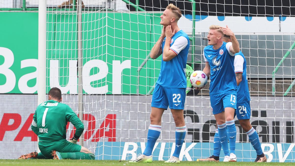 Hansa Rostock verliert nach dürftiger Vorstellung verdient bei Greuther Fürth