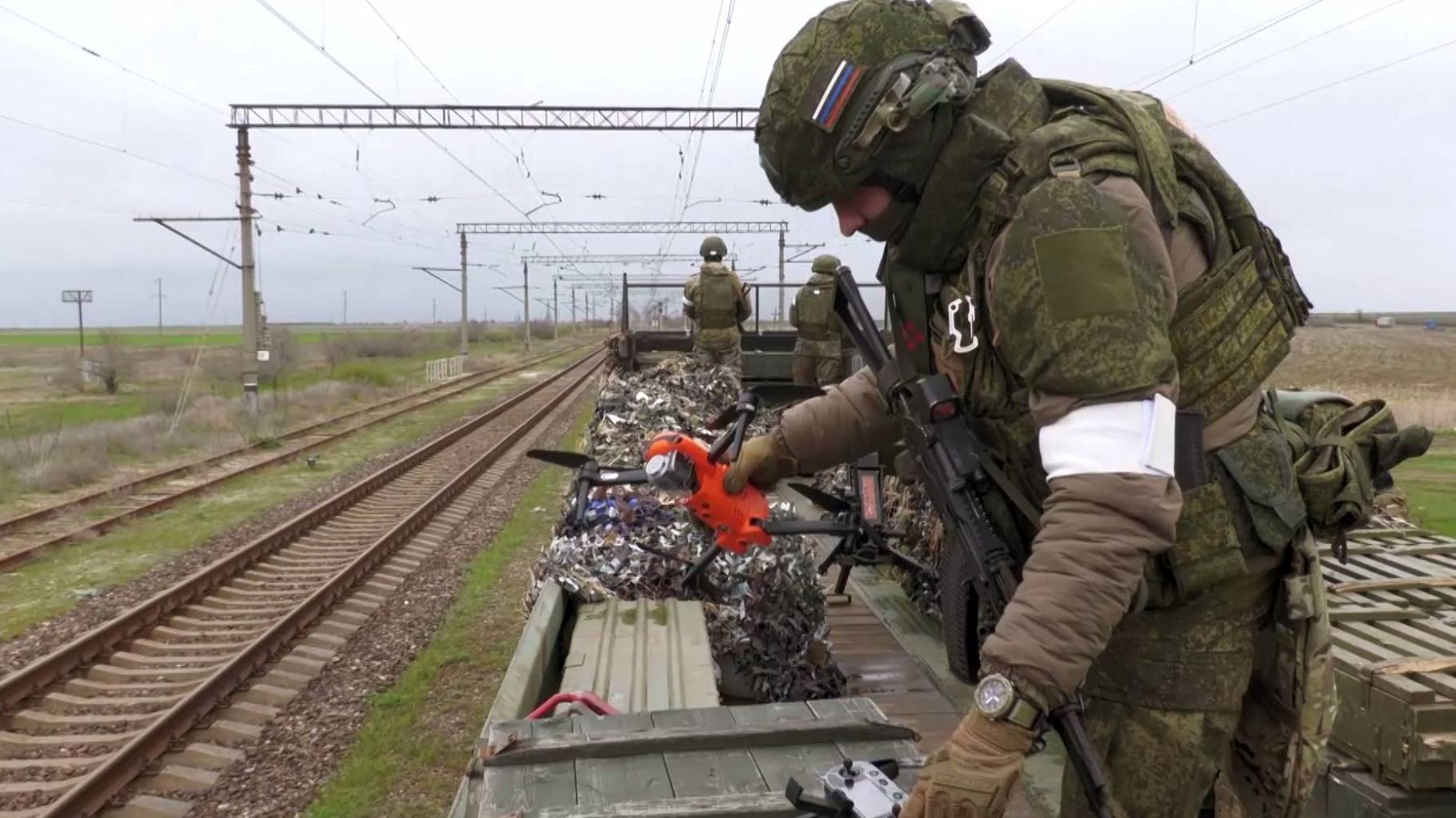 Russland baut in der Ukraine neue Eisenbahnlinie nach Mariupol