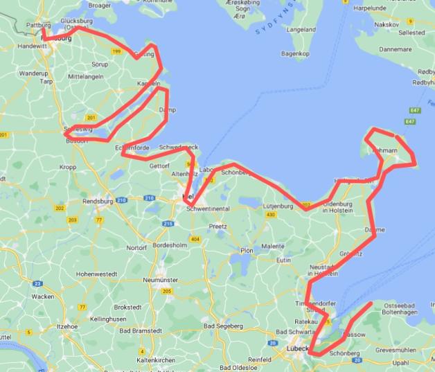 Spannende Karte Der Ostseekste Bildnull