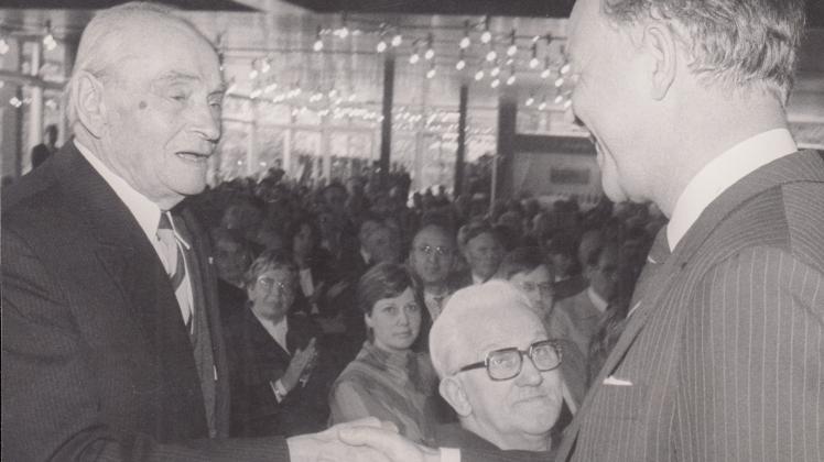 Ehrenbürger Ernst Eckerts Richtschnur war die Mitmenschlichkeit