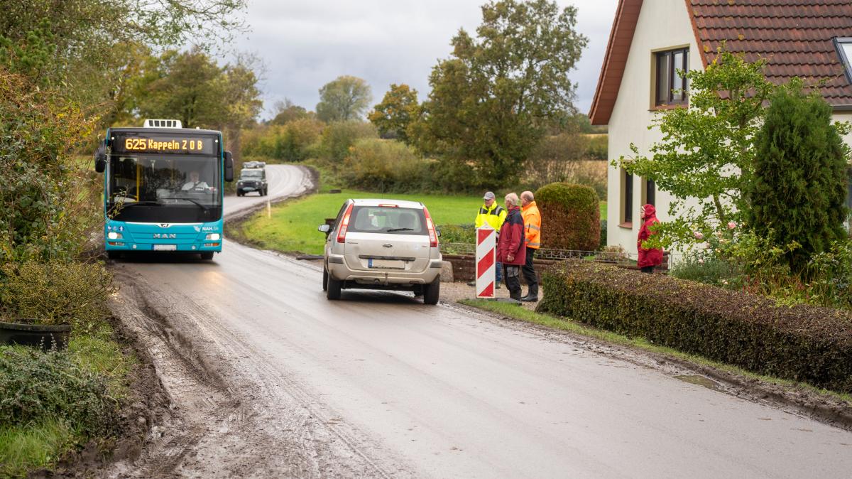 Sanierung der B199 Nebenstraße als Abkürzung überlastet
