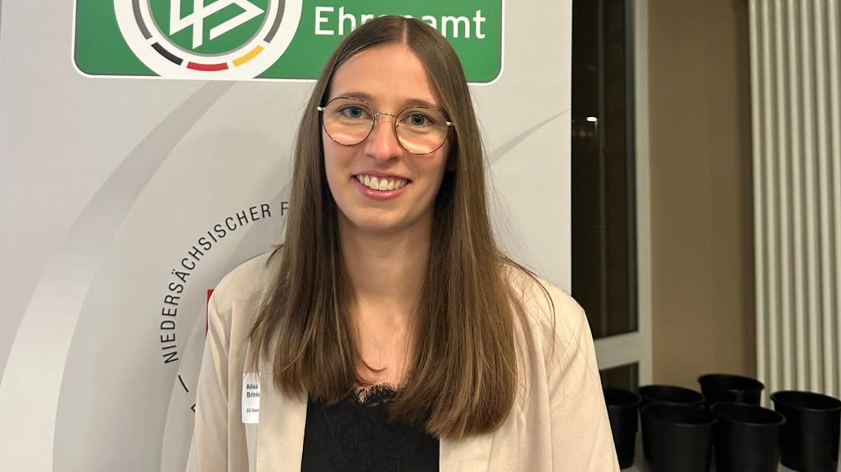 Alisa Brinker (SG Bramsche) ist DFBFußballheldin 2023 im Emsland